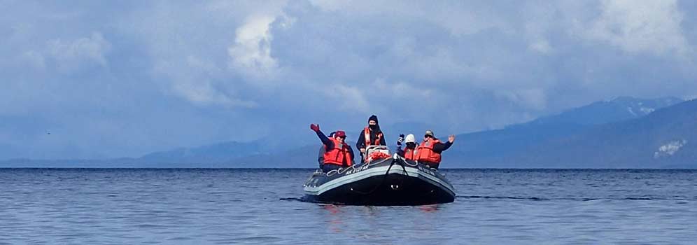 Skiff adventure in Alaska