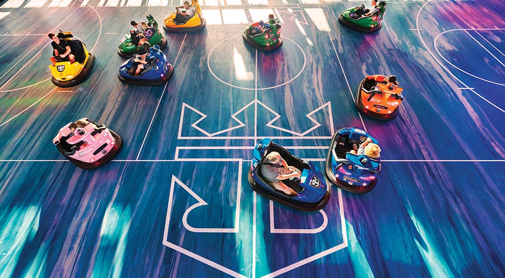Bumper Cars on the Ovation of the Seas