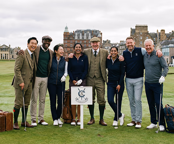 A golfing club in St Andrews, Scotland