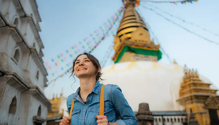 A young woman in Nepal