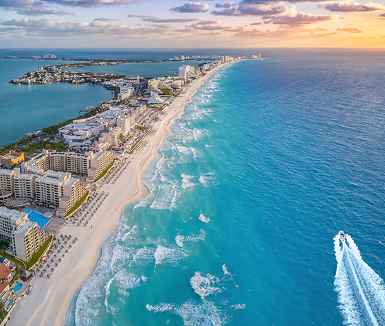 Beach-side resort hotels