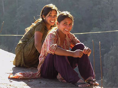 Two Indian girls