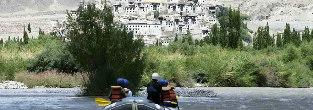 Rafting a River in India