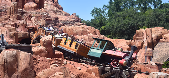 Big Thunder Mountain Railroad roller coaster at Disney World